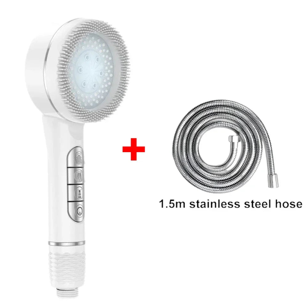4-Mode High Pressure Self-Cleaning Shower Head with Filter