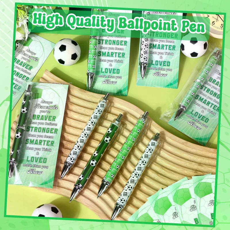 24-Set Football Pens & Cards – Party Favours for Kids & Adults