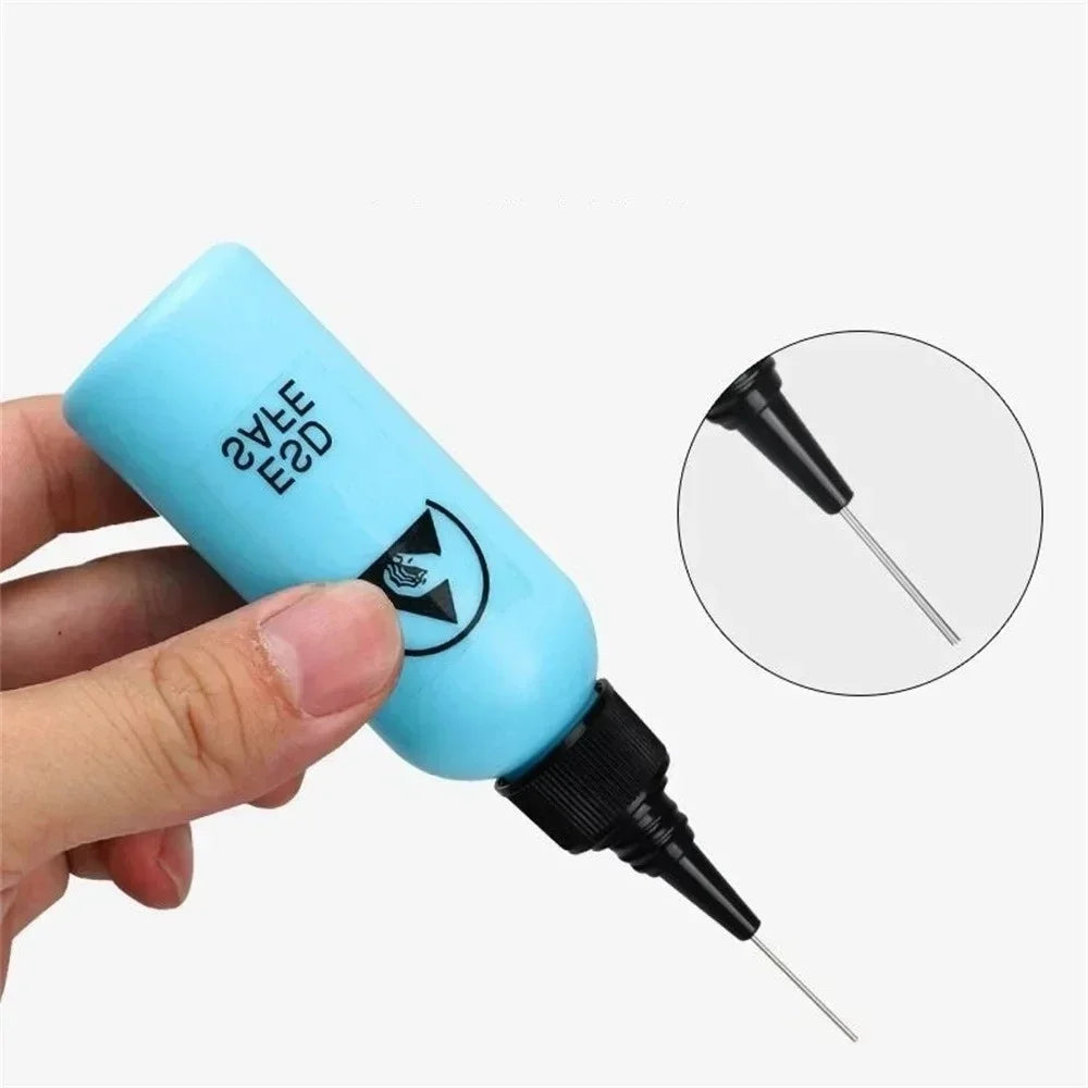 Anti-Static Dispensing Bottle with Needle – PCB Repair Tool