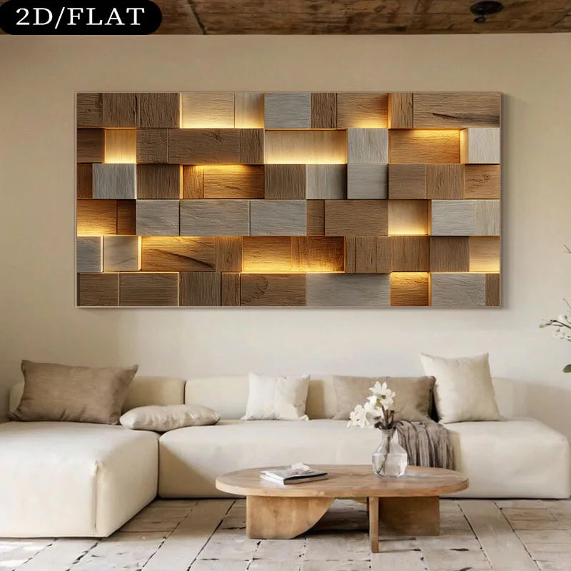1pc Large Modern Frameless Canvas Wall Art, Contemporary Minimalist Mural for Living Room, Bedroom Poster, Perfect Home Decor Peaceful Pleasures Health and Wellness