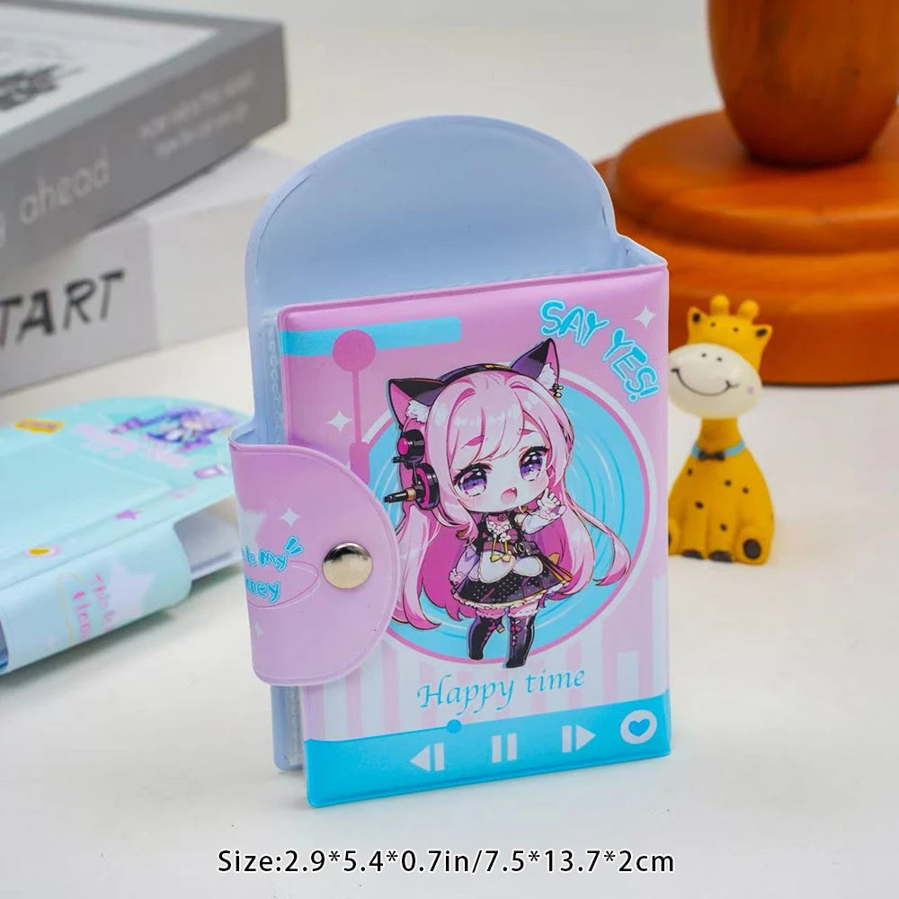 Anime 3-inch Photo Credit Card Album Starchase Edu Small Storage Mini