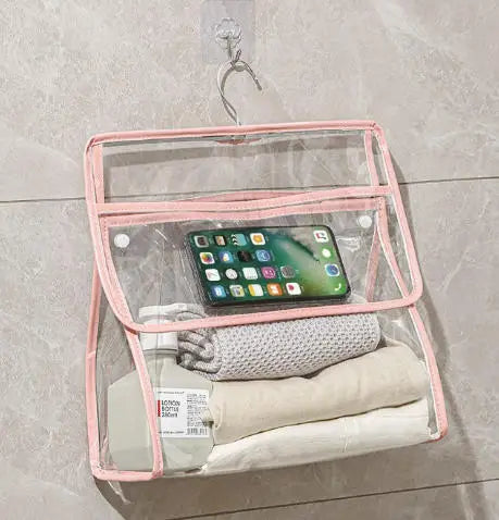 Waterproof PVC Hanging Storage Bag – Wall Mount Organizer