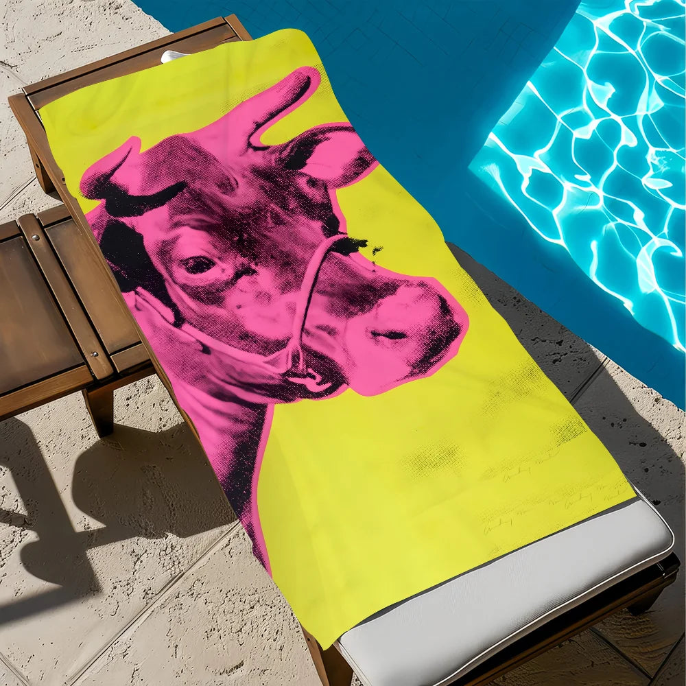 Andy Warhol Art Beach Towel – Quick Dry Soft Pool & Travel