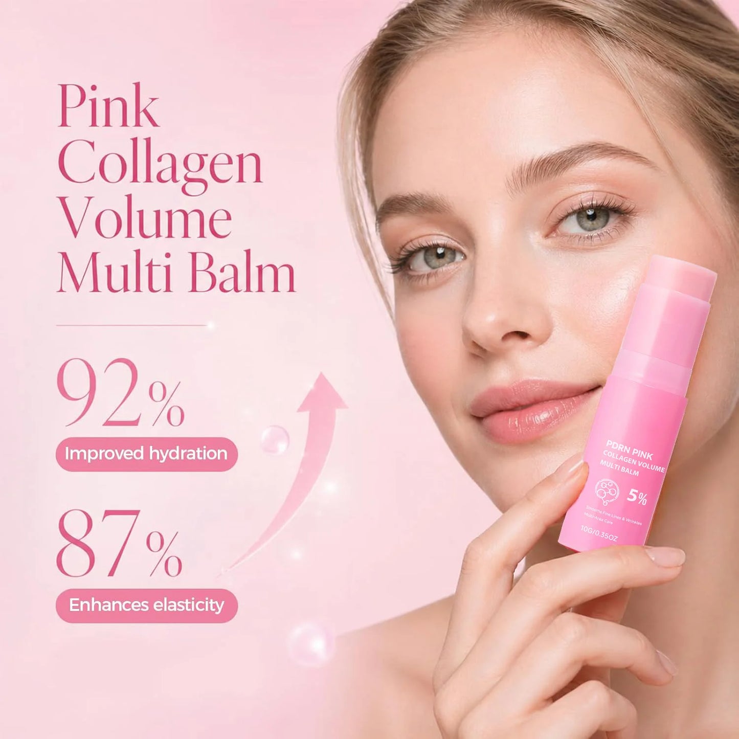 PDRN Pink Collagen Hydrating Balm Stick – Face, Lips & Eyes