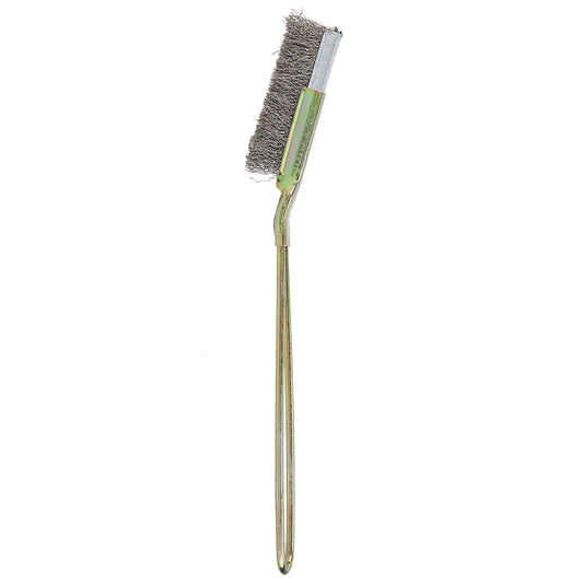 Curved Head Bonsai Brush Garden Cleaning Tool High Quality Steel Material Safe and Eco-friendly for Bonsai Enthusiasts Garden Peaceful Pleasures Health and Wellness Default Title