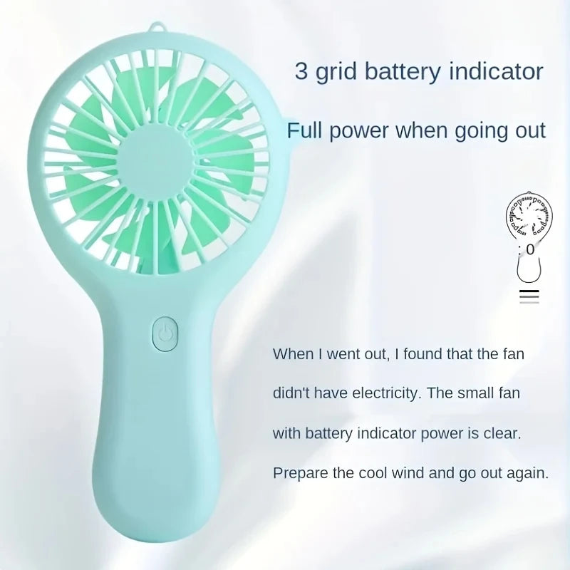 Mini Portable Rechargeable Handheld Fan | USB Travel Cooler