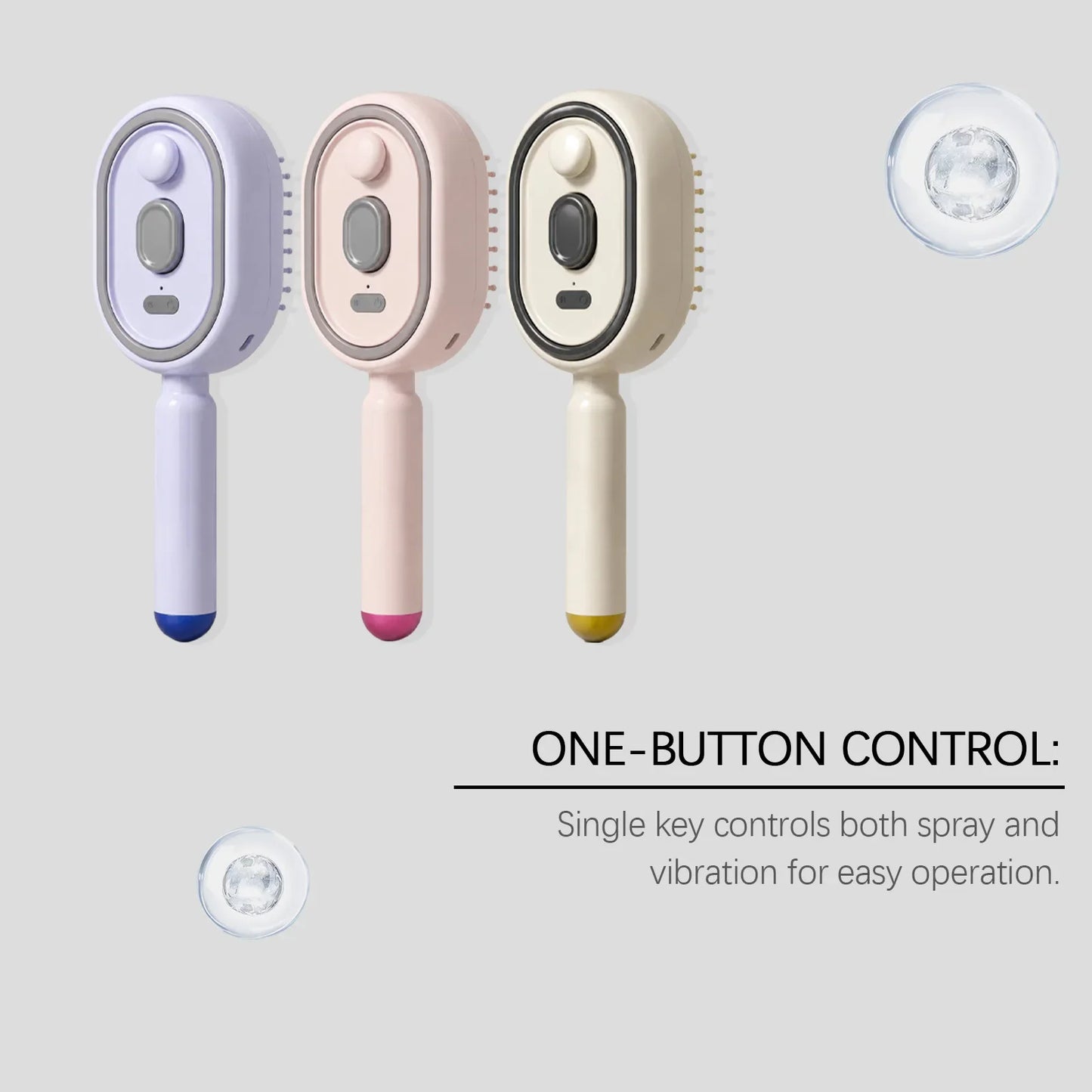 Electric Spray Air Cushion Massage Comb – Hydrating & Anti-Static