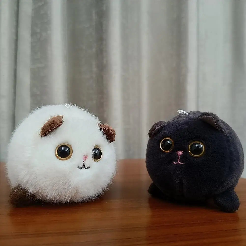 Cat Plush Key Rings Door Keyring Bag Pendant Keychain Women Cute Doll