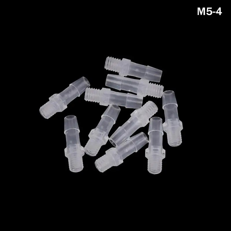 PP Plastic Hose Joint Adapter Air Valve Connector 10 Pack