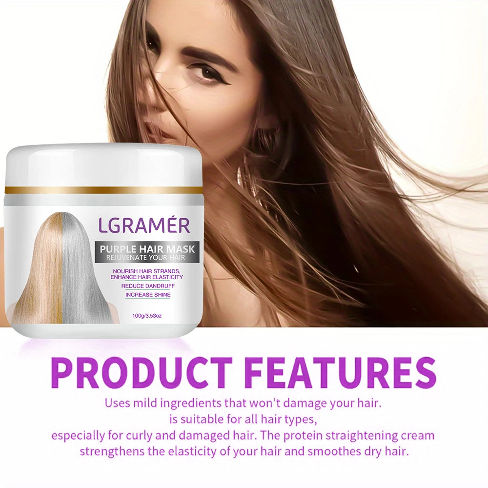 Hair Repairs Hair Mask Repair Damaged Dry Frizzy Curly Hair Treatment Hairs Conditioner Moisturize Shiny Essential Nourishing Peaceful Pleasures Health and Wellness