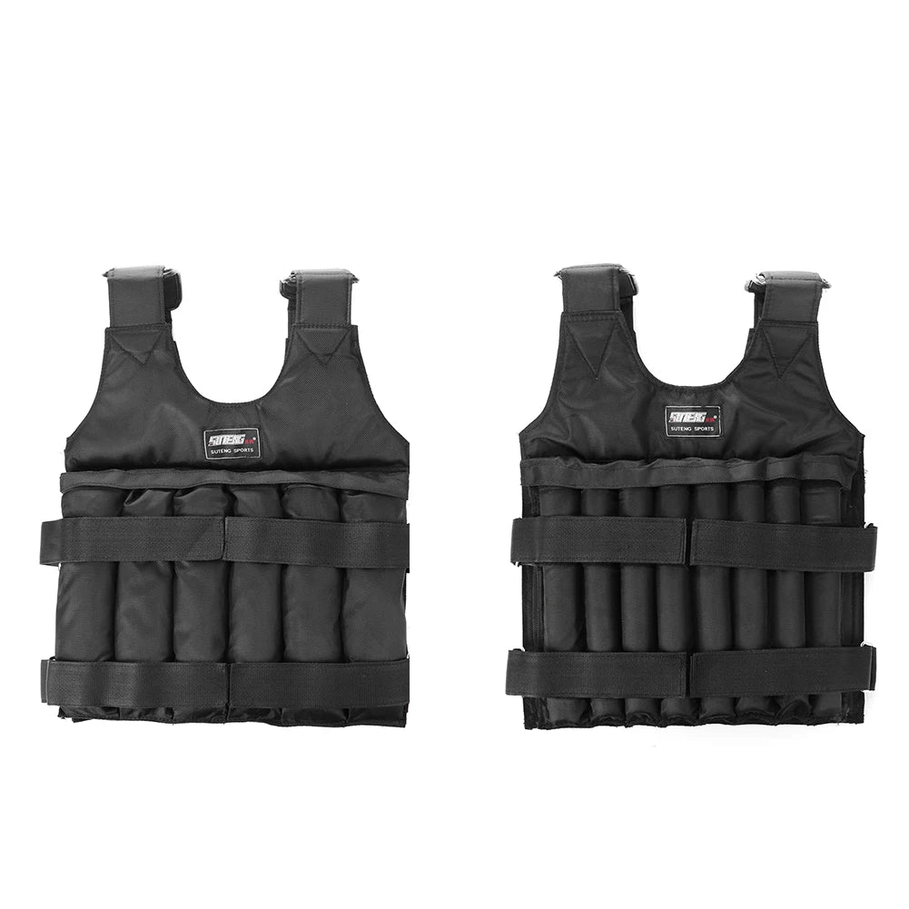 Adjustable Weighted Vest – Fitness Training Jacket Peaceful Pleasures Health and Wellness
