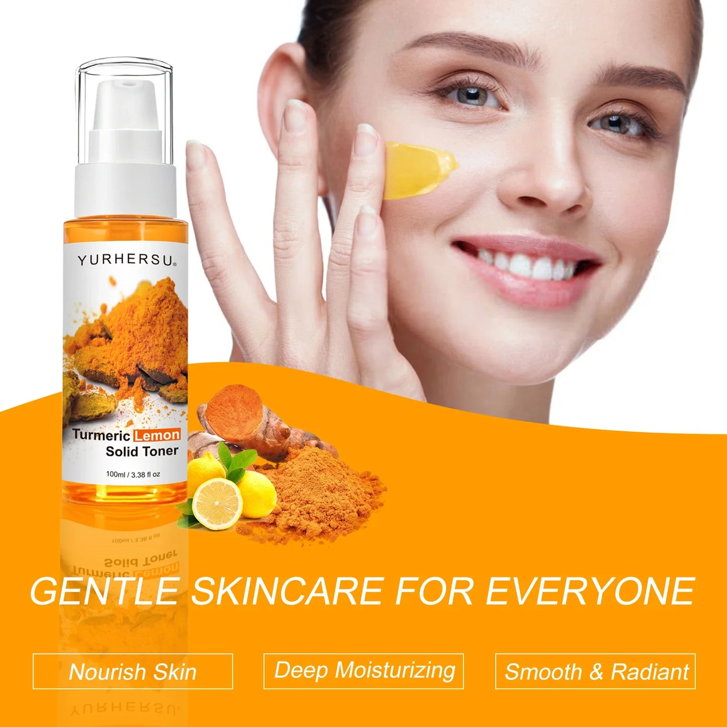 Turmeric Face Serum – Brightening & Even Skin Tone Lotion