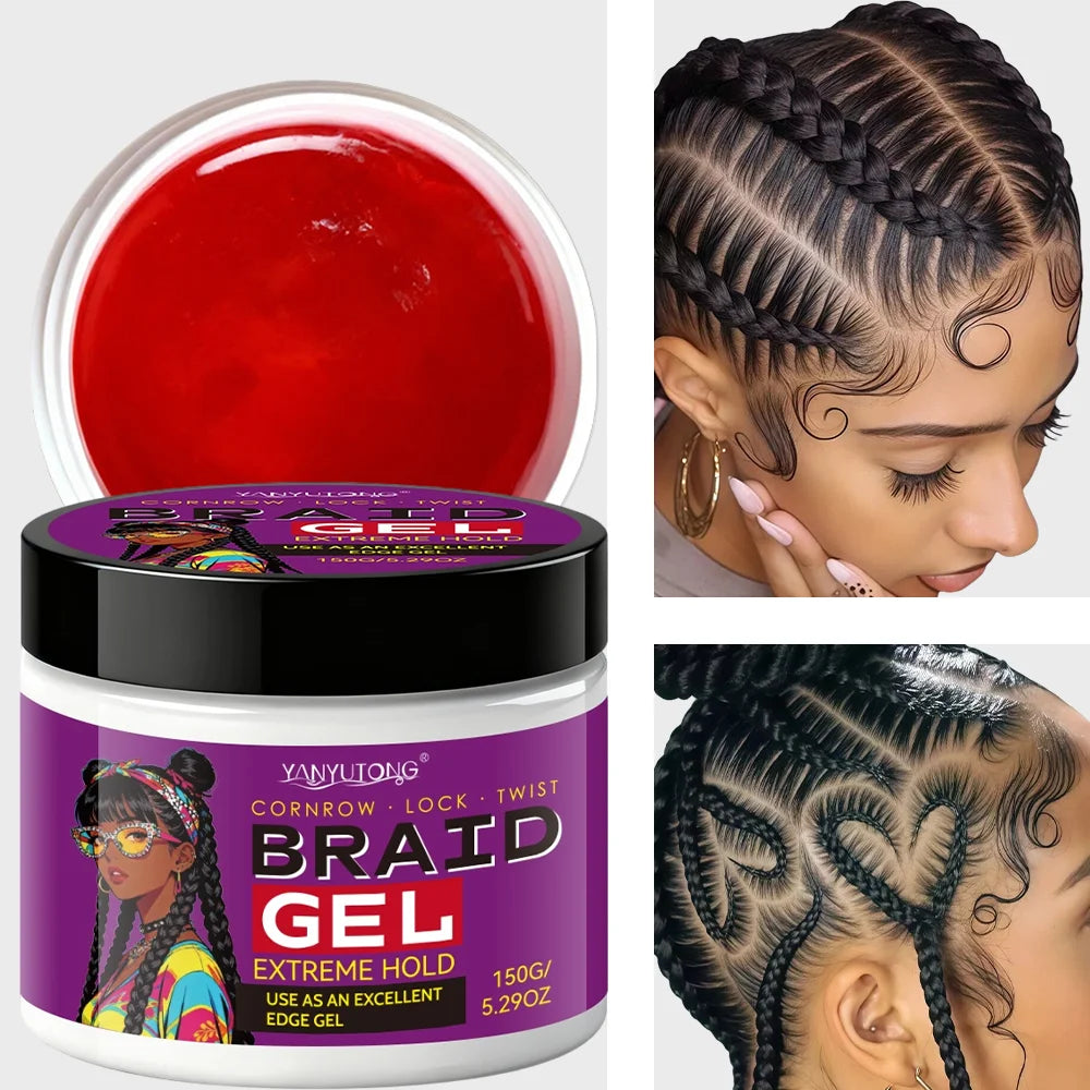 Edge Control Braiding Gel – Carbon Formula, Frizz Taming 150g