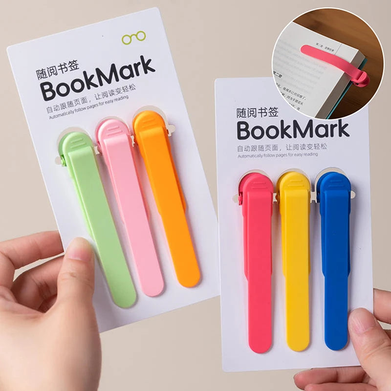 Silicone Bookmarks for Readers – 1 or 3 Pack | Book Clips