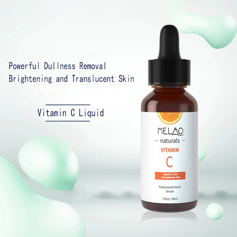 1 Fl.Oz/30ml Vitamin C Serum 20%, Enriched With Hyaluronic Acid And Retinol, Amino Acids Blend, Hydrating & Plumping Skin Care Peaceful Pleasures Health and Wellness