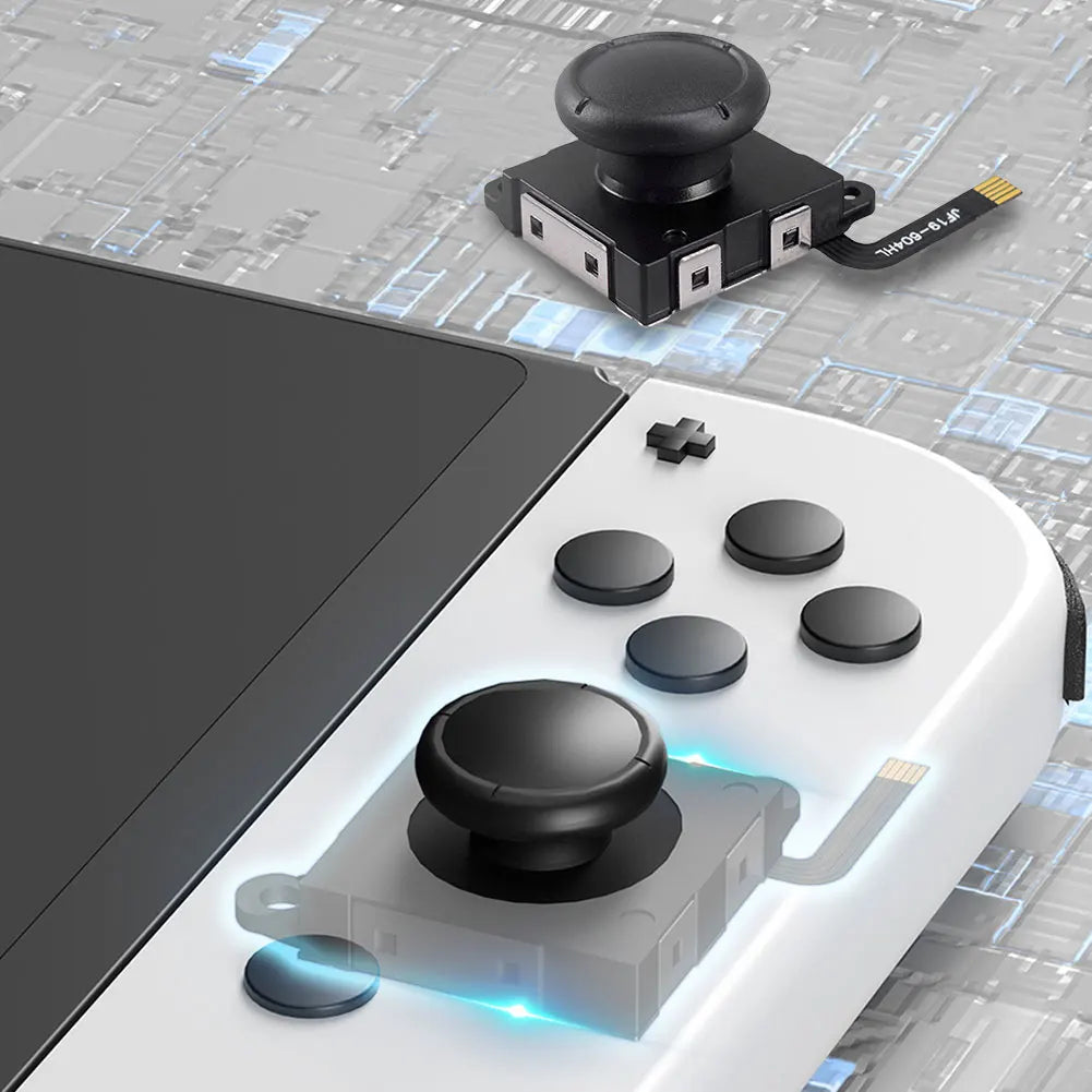 1-6PCS Hall Sensing Joystick for JoyCon Replacement No Drifting Electromagnetic Stick for Nintendo Swicth / Switch OLED/Lite Peaceful Pleasures Health and Wellness