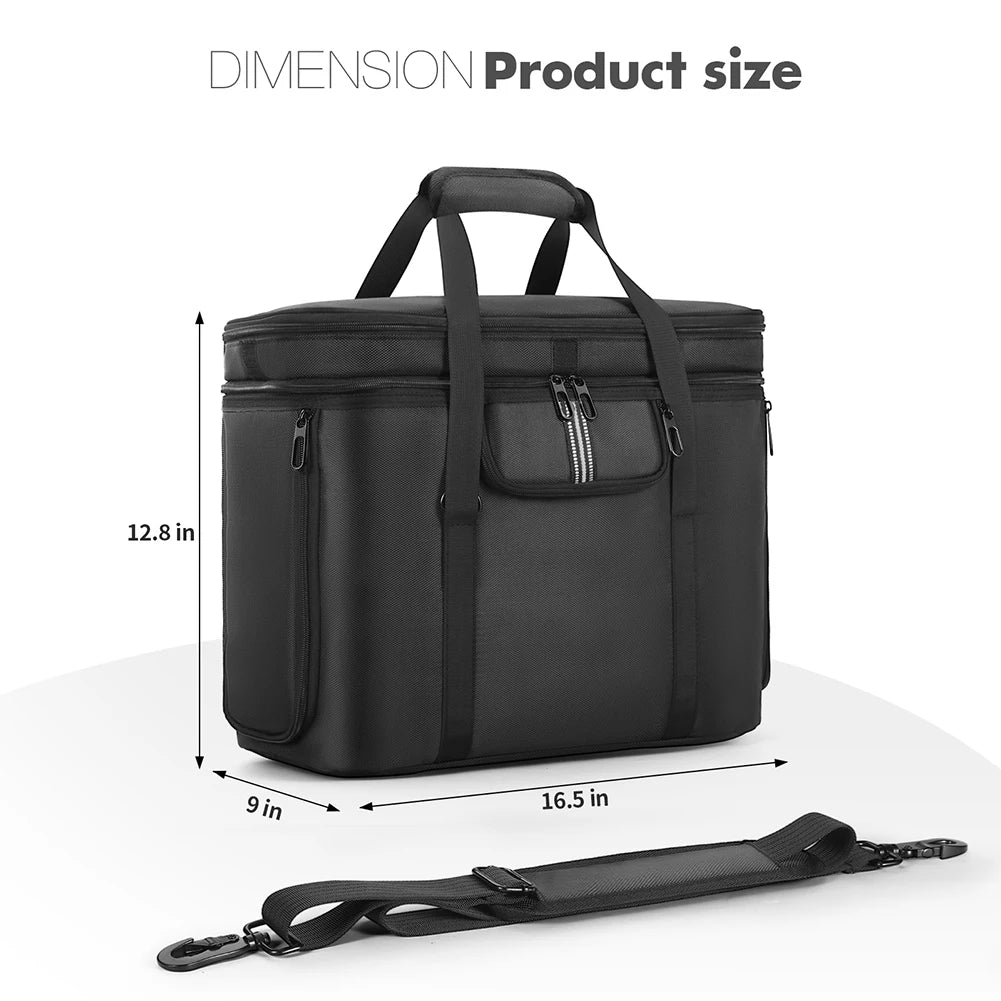 Carrying Case Portable Power Station Bag Waterproof Storage Case Anti-drop with Shoulder Strap & Handle for Ecoflow Delta 3 Plus Peaceful Pleasures Health and Wellness