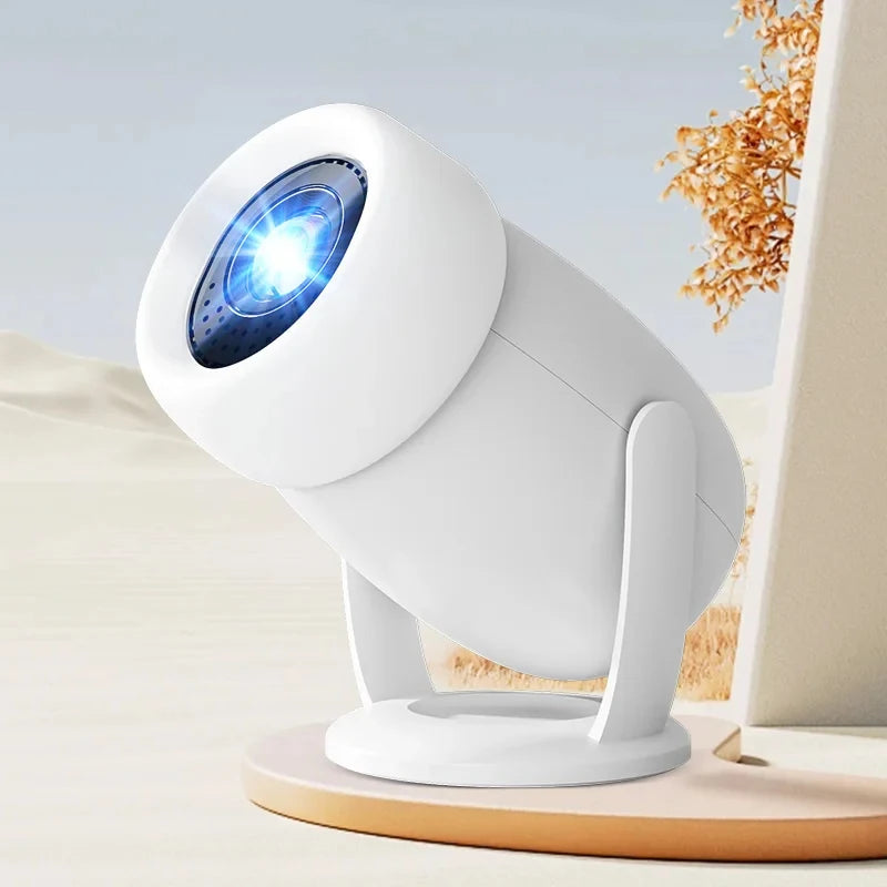 2026 Portable Projector Home 1080p Projector Mini Android 4K HD Intelligent Wireless Y400 Projector High Luminous Multi Language Peaceful Pleasures Health and Wellness