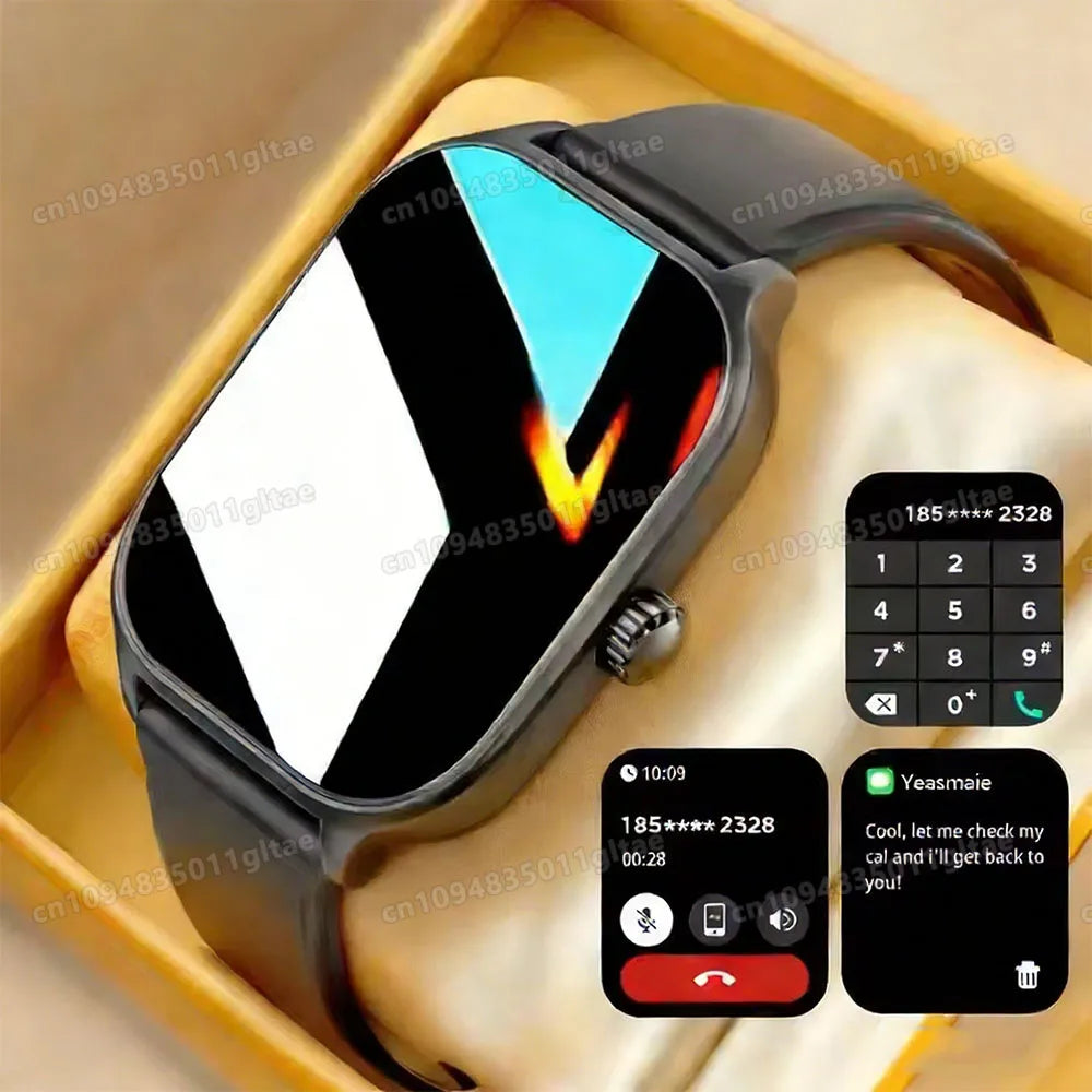 2026 Smart Watch Android IOS Phone 2.01 Inch Color Screen Bluetooth Answer Call Fitness Watches Tracker Smartwatch Women Men New Peaceful Pleasures Health and Wellness