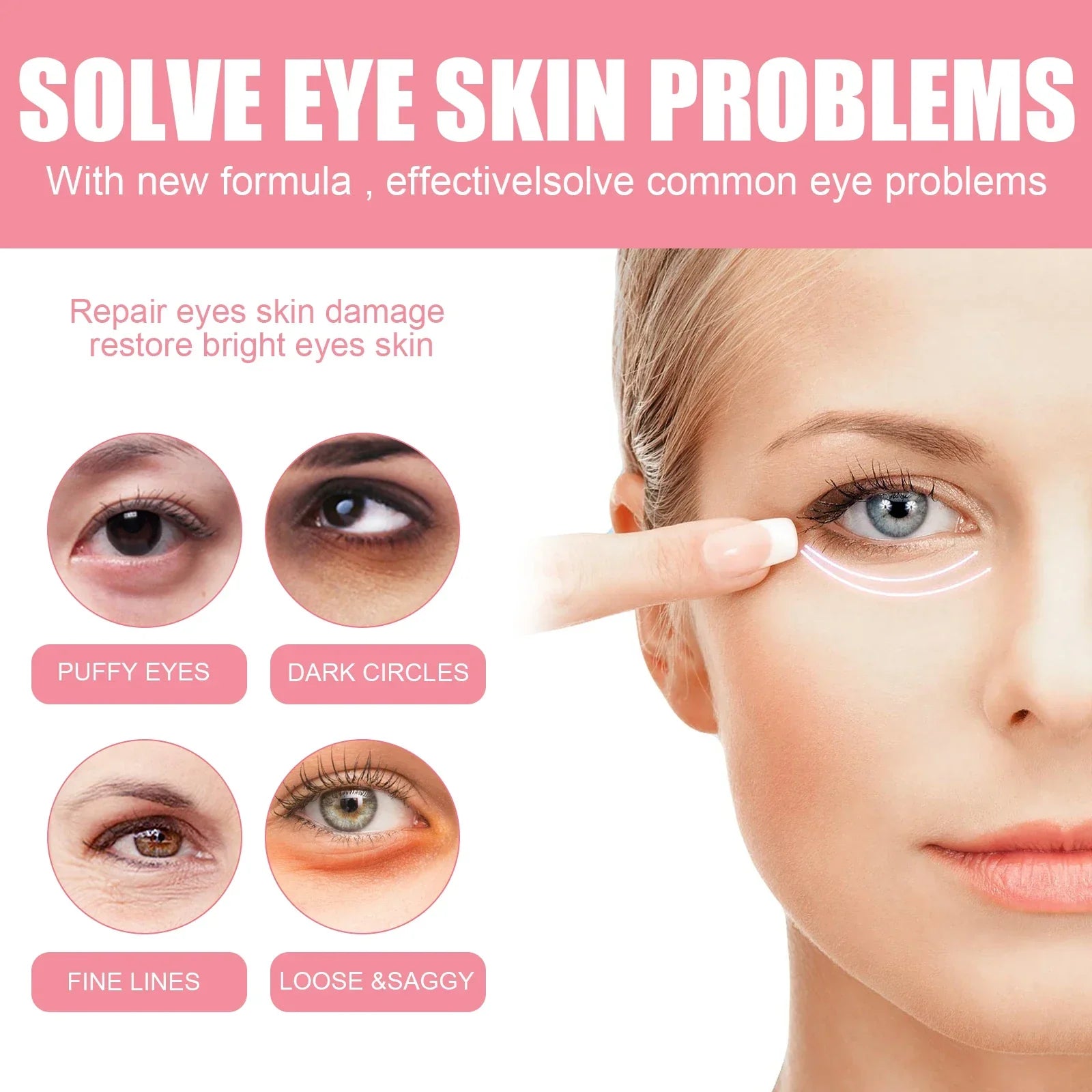 Rosehip Eye Balm Stick – Lifting, Fine Lines & Hyaluronic 15ml Peaceful Pleasures Health and Wellness