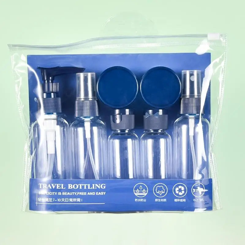 Travel Refillable Bottle Set | 8-Piece Portable Toiletry Kit