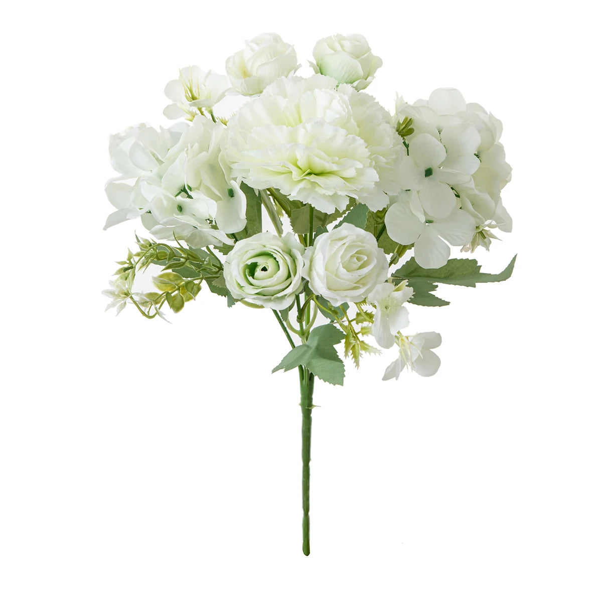 Artificial Silk Carnation Rose Bouquet | Wedding & Home Decor