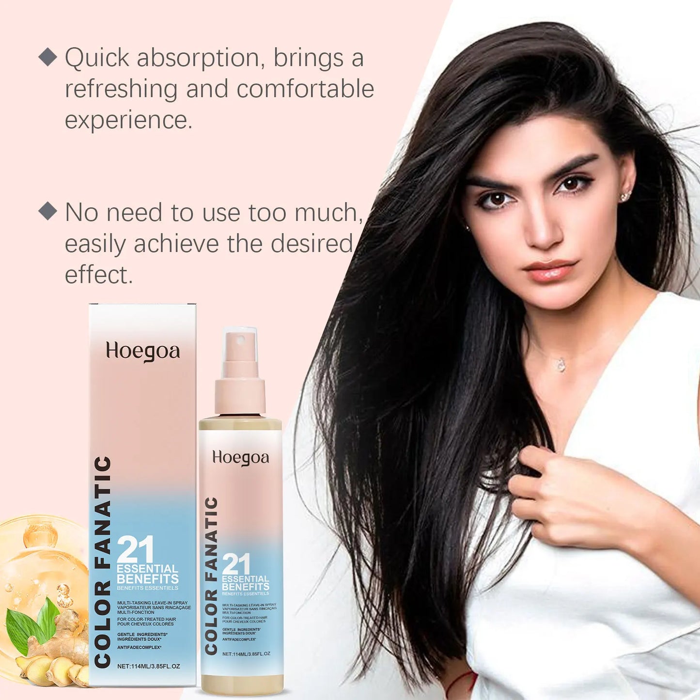 HOEGOA Hair Smoothing Spray – Anti-Frizz & Deep Nourishment