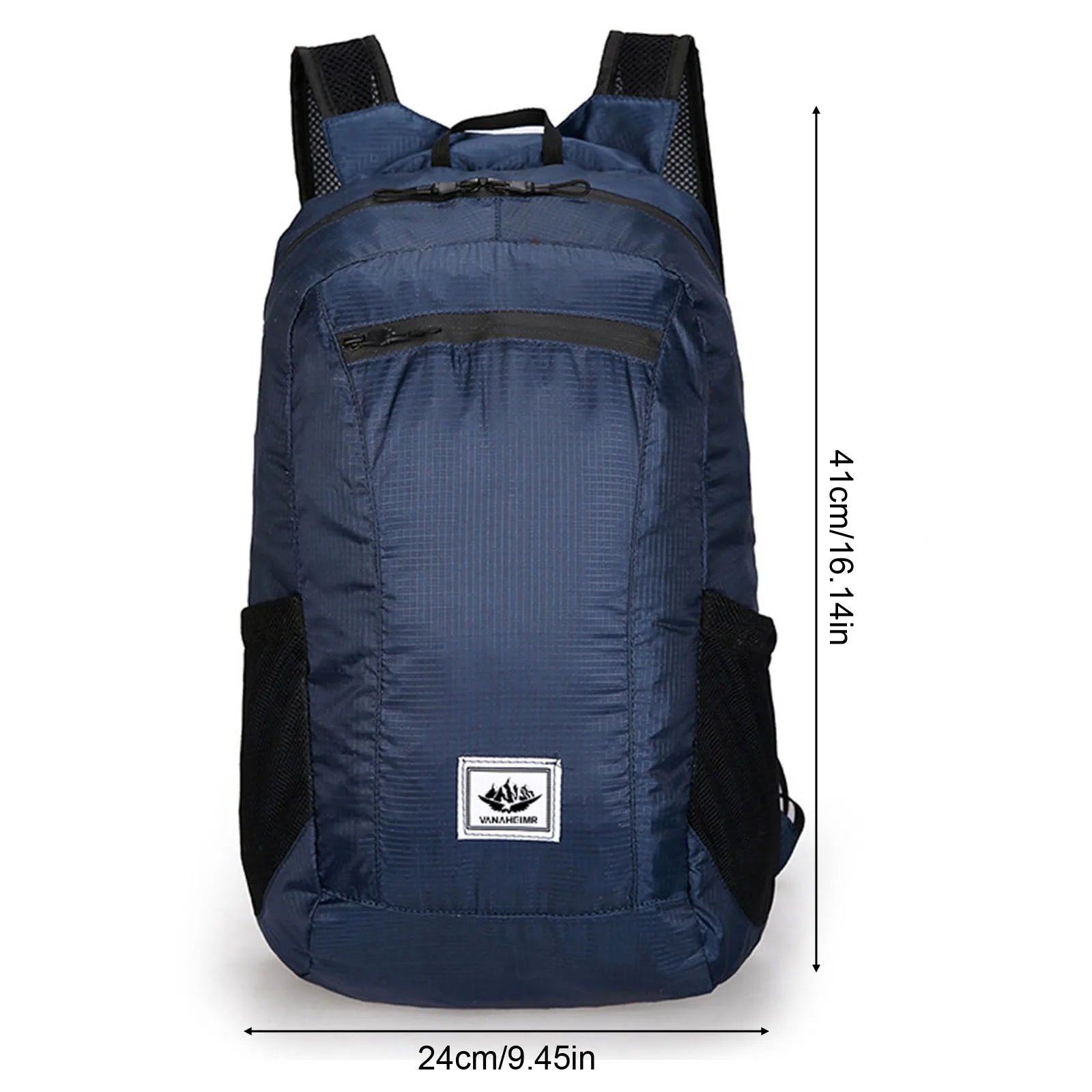 Foldable Waterproof Backpack Large Capacity Lightweight Travel Sports Bag for Hiking Commuting Gym Use Peaceful Pleasures Health and Wellness