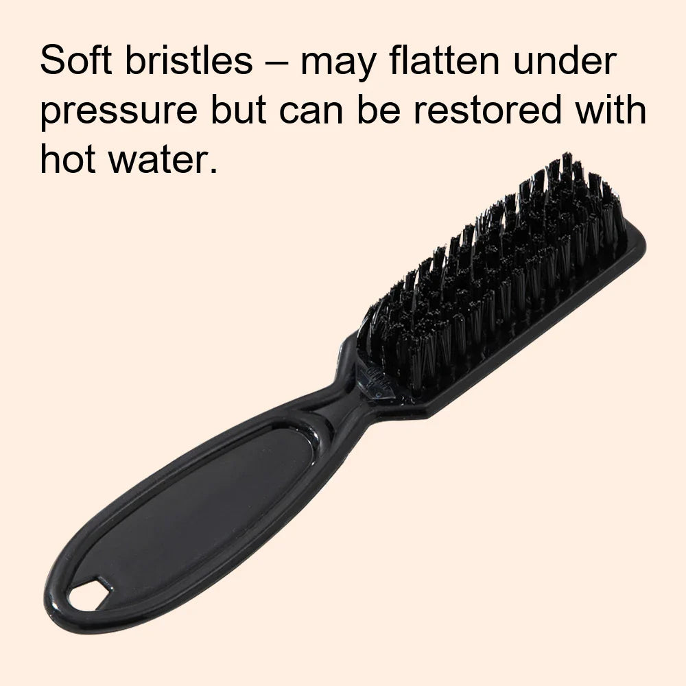 Black Beard Styling Carving Brush – Barber Shape & Clean