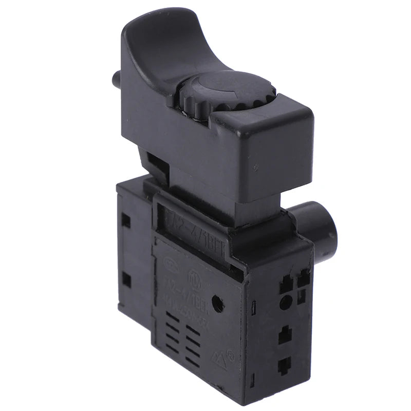 New 1PC Fa2-6/1bek 6a 250v Lock On Power Tool Electric Drill Speed Trigger Switch Botton Peaceful Pleasures Health and Wellness Onesize 220V