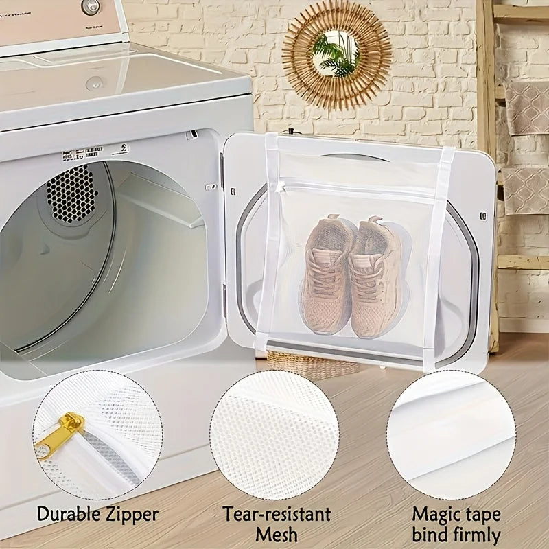 Mesh Shoe Washing Bag – Sneaker Laundry & Dryer Net Bag
