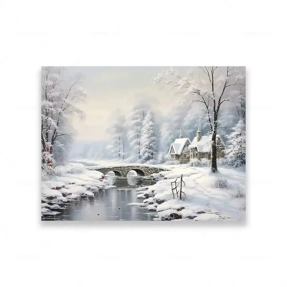 Modern Minimalist Farmhouse Elk Snowman HD Canvas Wall Art Holiday Vibes Poster for Bedroom Living Room Decor Peaceful Pleasures Health and Wellness ZLH5513 100x150cm No Frame