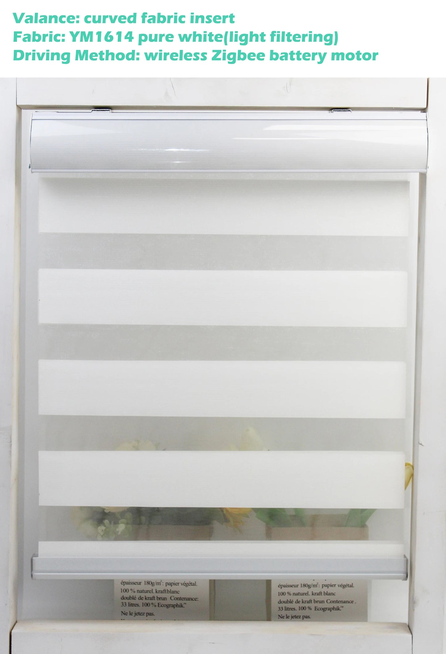Custom Motorized Zebra Blinds – Blackout Day & Night | Decopedia