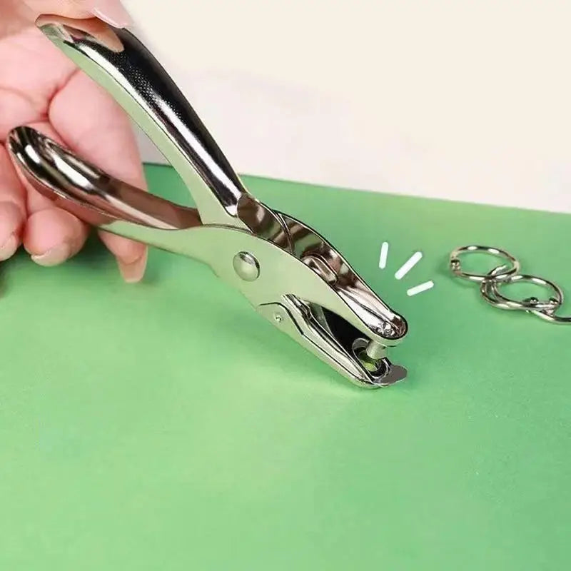 Single Hole Puncher Metal 3mm/6mm Pore Diameter Punch Pliers Hand Paper Scrapbooking Punches Punching Tools Peaceful Pleasures Health and Wellness