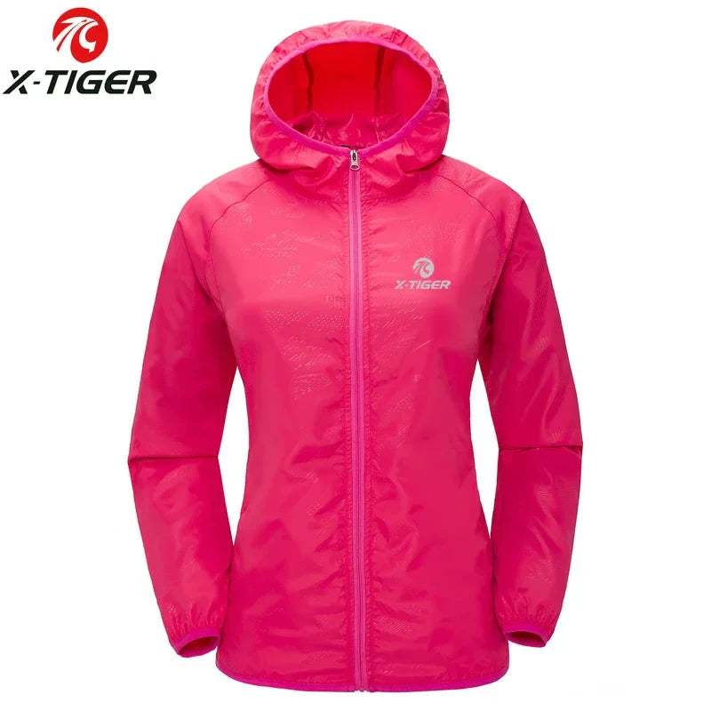 X-TIGER Windproof Reflective Cycling Jacket – Lightweight MTB