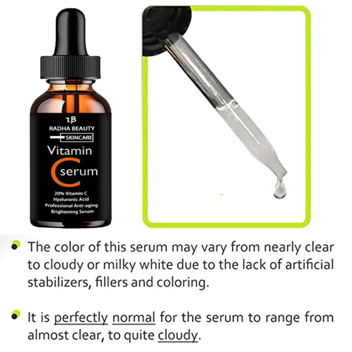 Vitamin C serum Face Serum Long Lasting Moisturizing Improve Roughness Lighten Spots Hyaluronic Acid Facial face lift Essence Peaceful Pleasures Health and Wellness