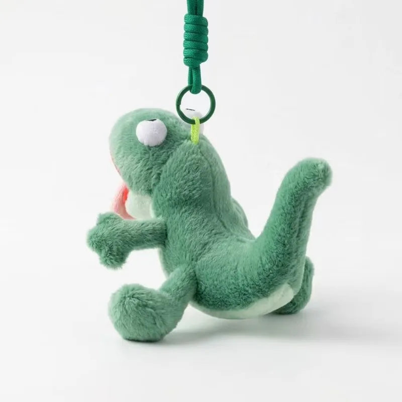 Green Frog Plush Keychain – Cute Stuffed Animal Bag Charm