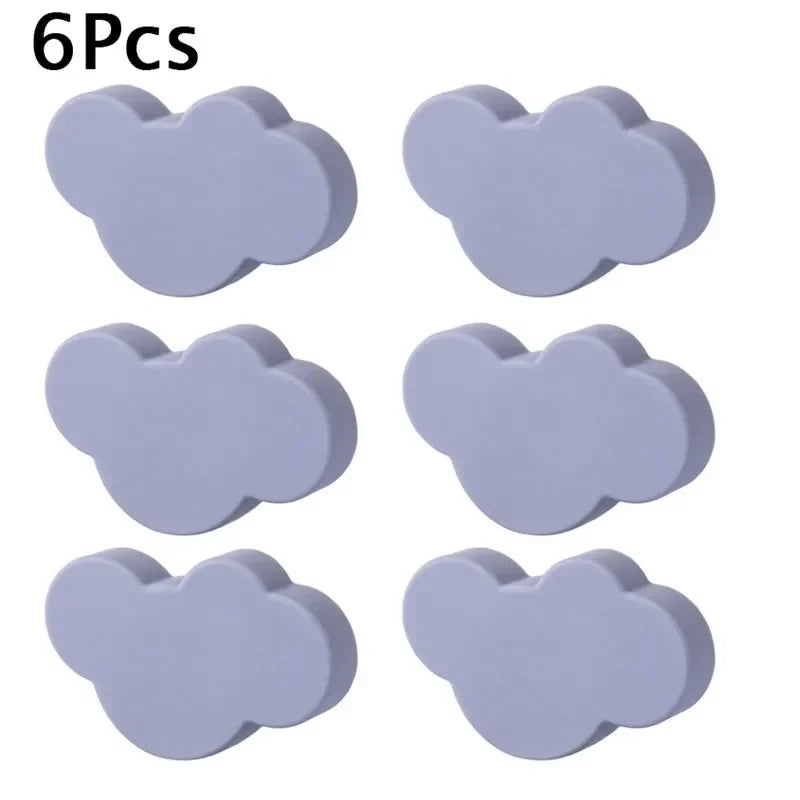 Cartoon Cloud Cabinet Knobs & Drawer Pulls for Kids' Rooms