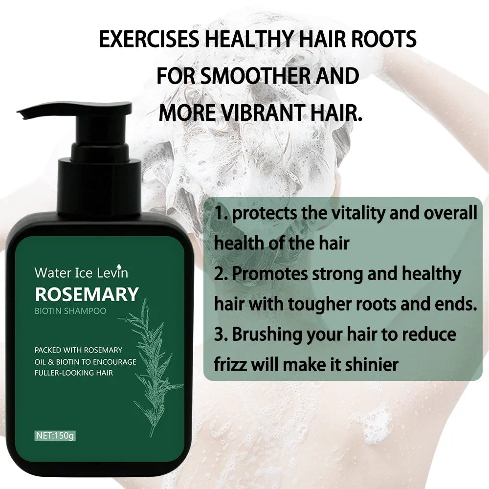 Rosemary Biotin Shampoo – Hair Growth & Deep Scalp Cleanse