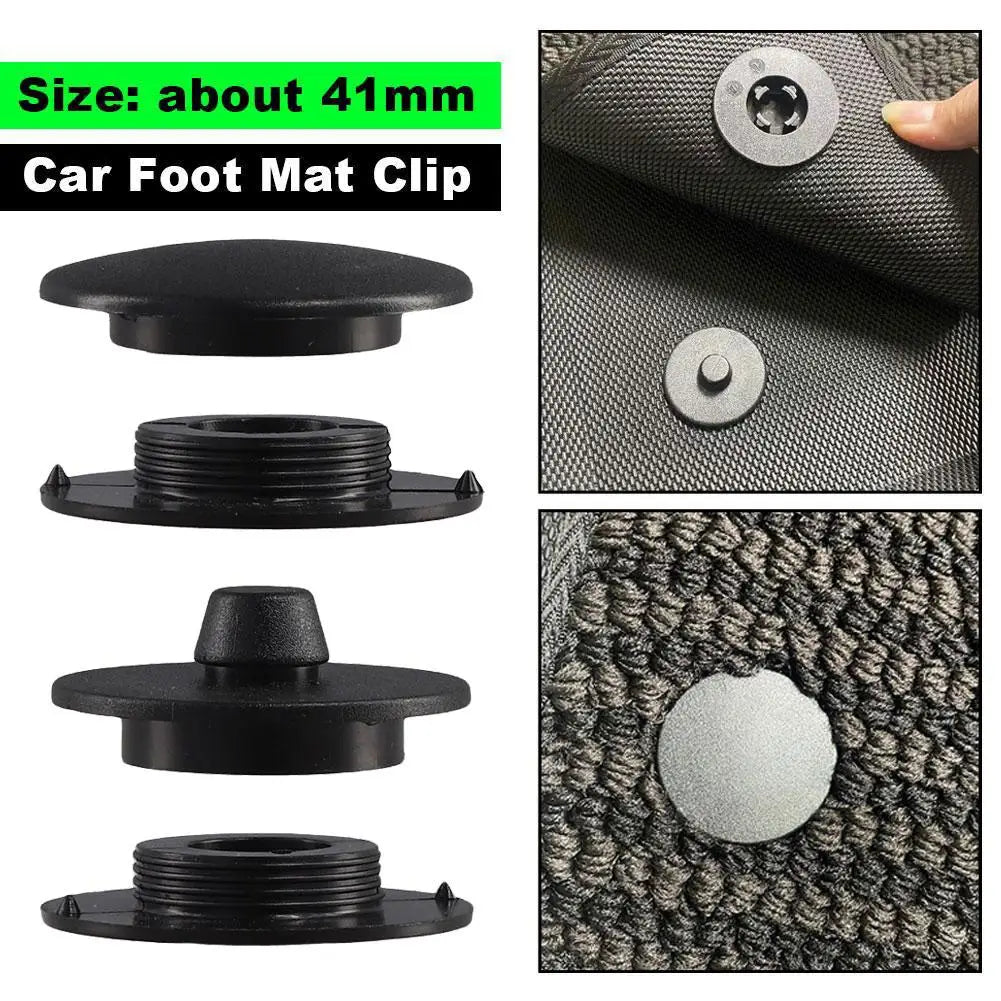 1/2/4/8* (4 pieces) Car Foot Mat Clip Double Layer Fixed Clips Set Arpet Fixing Clamps Buckle Fixer Car Accessories Peaceful Pleasures Health and Wellness