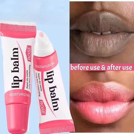 Remove Dark Rose Lip Balm Serum Lighten Melanin Lip Mask Exfoliating Fade Lip Lines Dead Skin Nourishing Repair Lip Care Makeup Peaceful Pleasures Health and Wellness