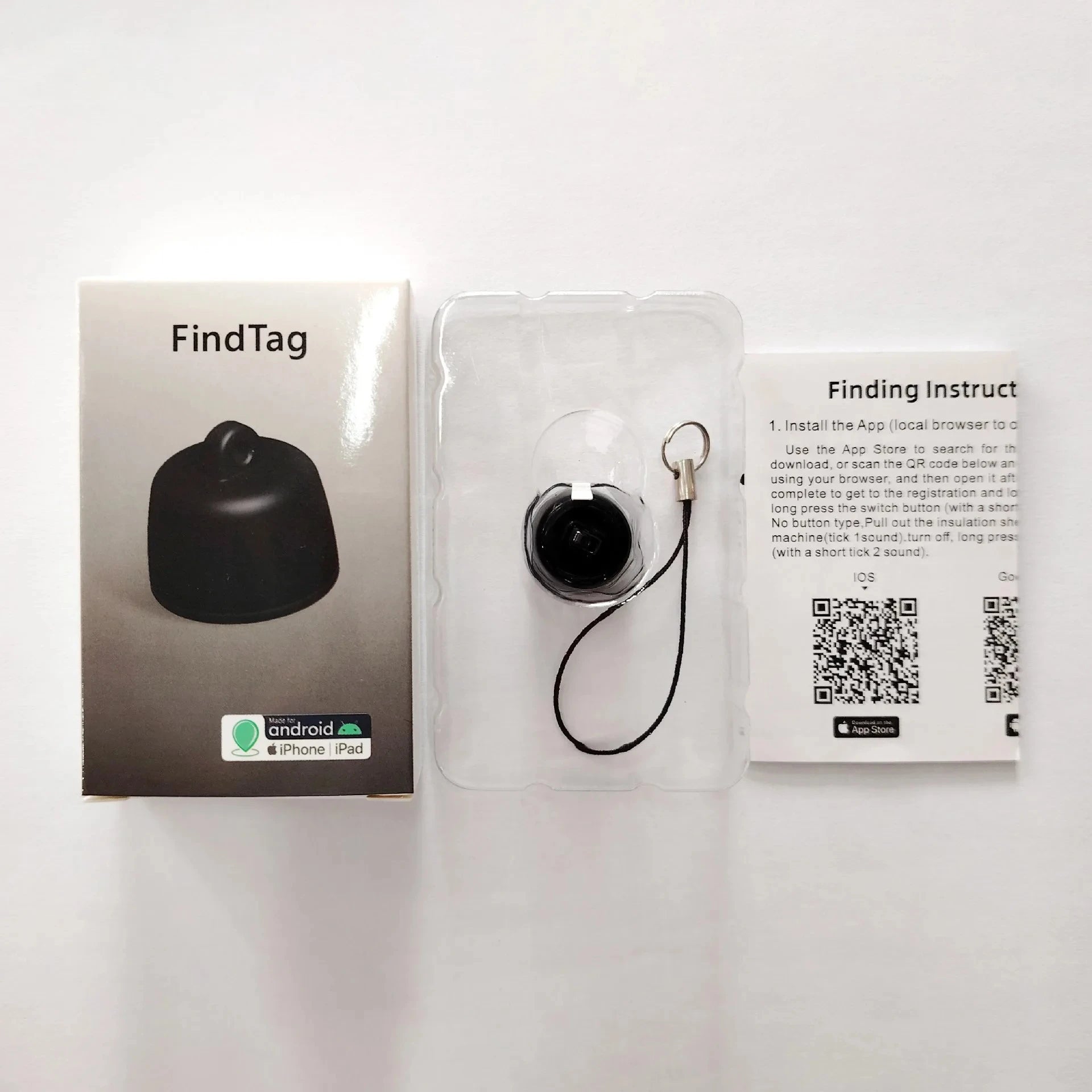 Mini Pet GPS Tracker Global Locator Compatible with Android iOS Support 3 Days Movement View for Birds Dogs Cats Peaceful Pleasures Health and Wellness Black