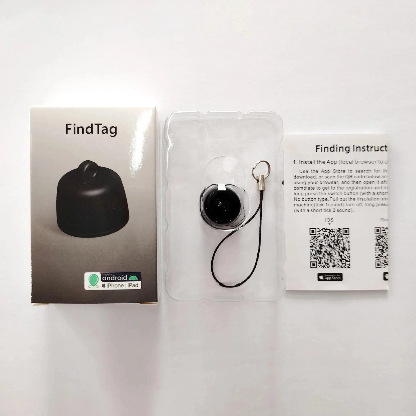 Mini Pet GPS Tracker Global Locator Compatible with Android iOS 3 Days Movement View for Birds Dogs Cats Peaceful Pleasures Health and Wellness Black
