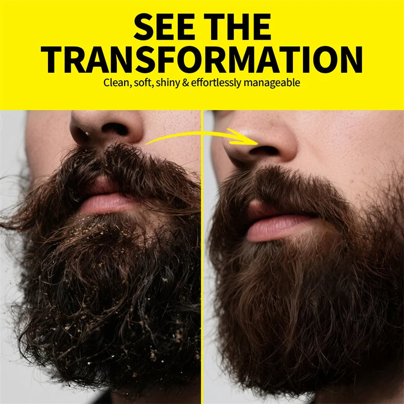 Men's Beard Care Set – Shampoo, Conditioner & Moisturizer