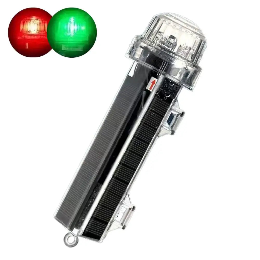 Solar Marine Warning Light | Waterproof Night Fishing Signal Lamp Marine Signal Light Peaceful Pleasures Health and Wellness D