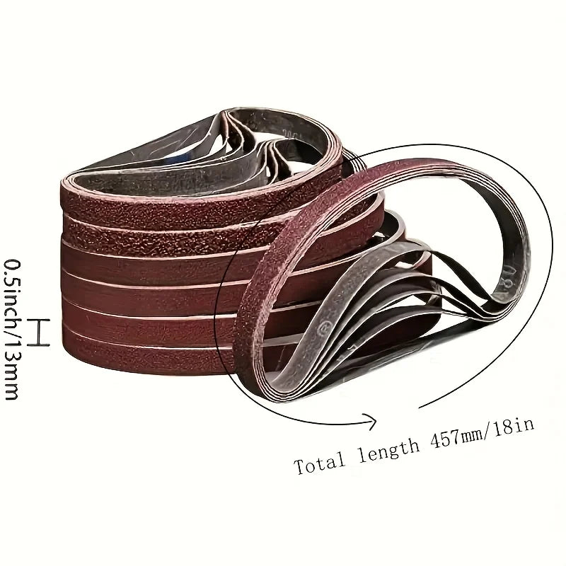 457 Sanding Belt Multi Grit 40-240 Grits Used Polishing Wood Soft