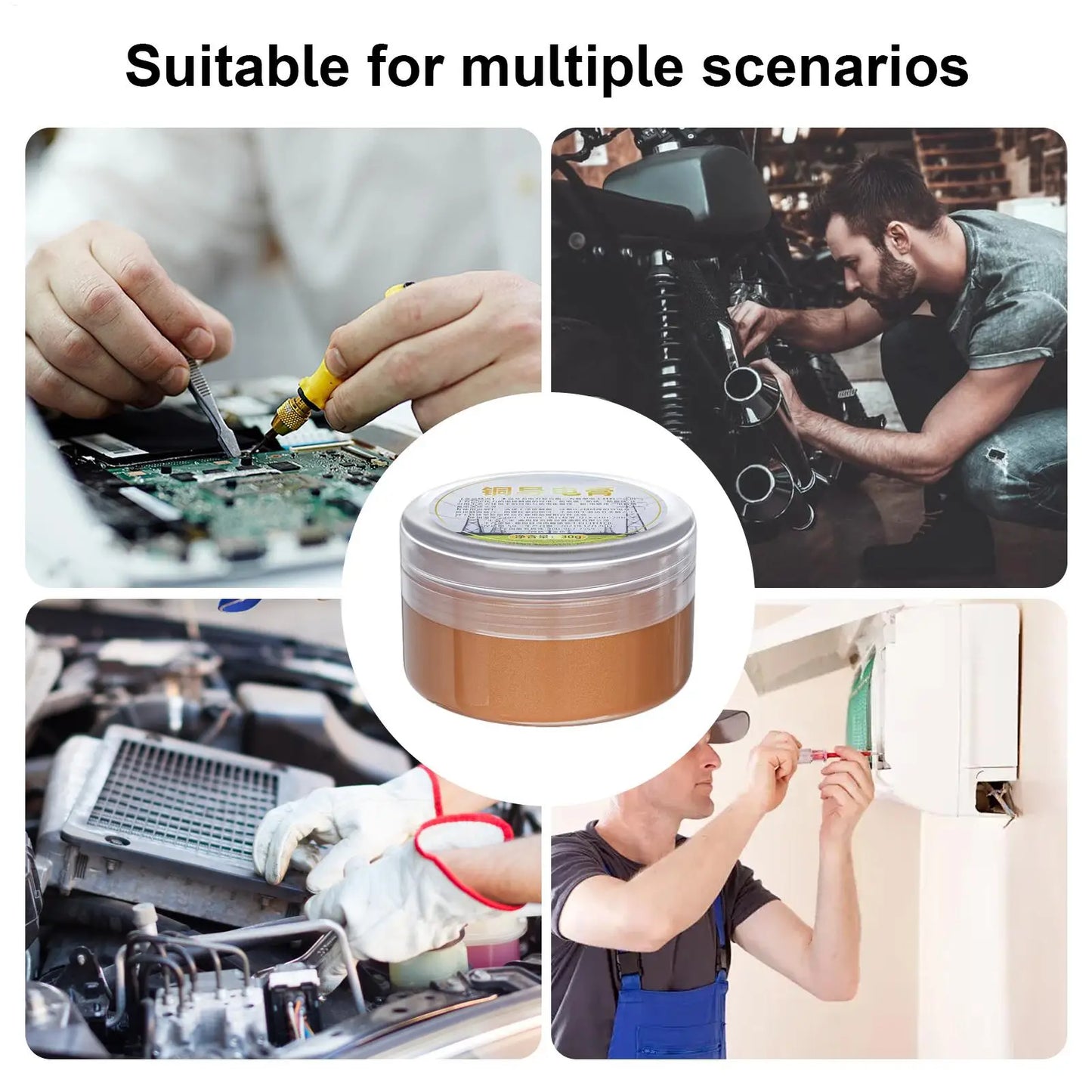 30g Electrically Conductive Grease | Copper-Based Lubricant
