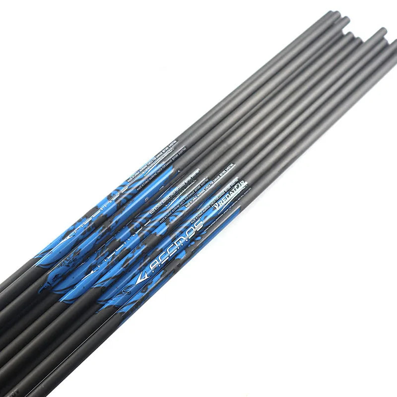 Pure Carbon Arrows Shaft 32 ID6 2 Arrow Tube Spine250-1000 Compound