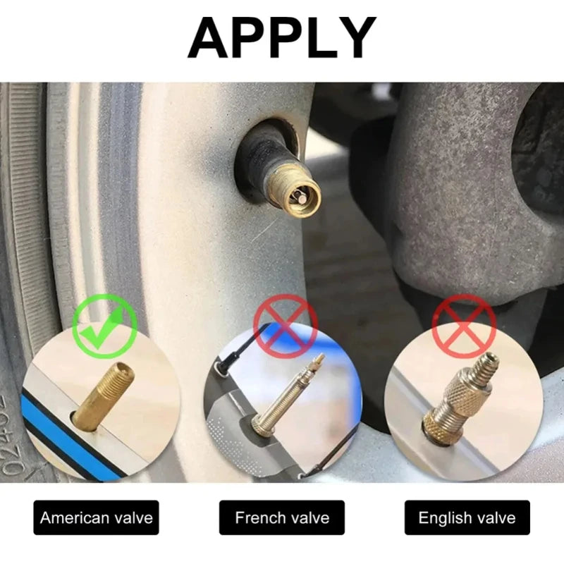 Tire Valve Stem Core Remover Tool Kit – Car Bike Motorcycle