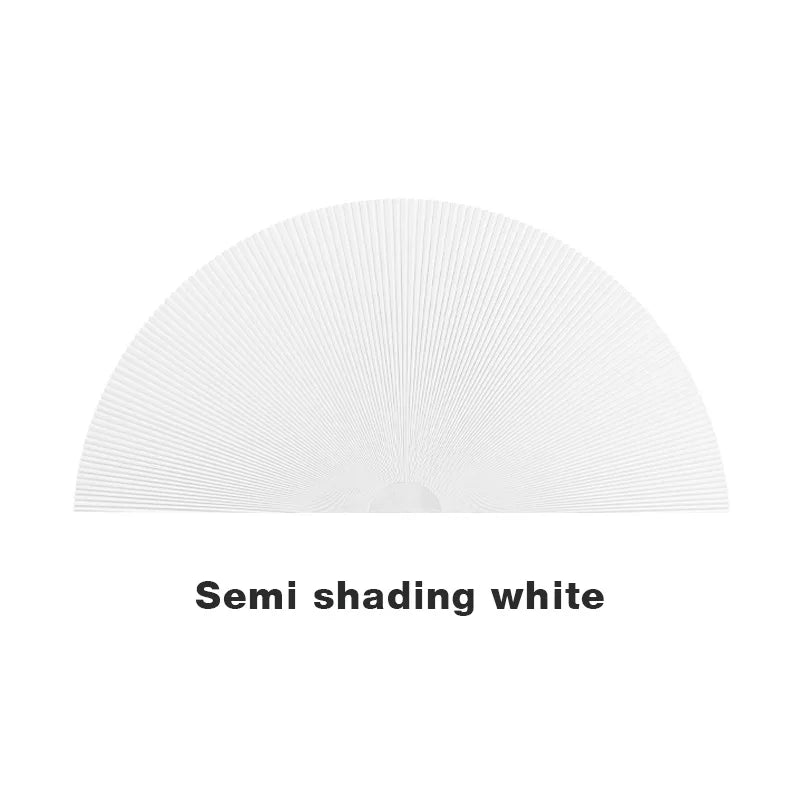 Semi-Circular Honeycomb Blinds Arched Windows Light Filtering Trimmable Shades Custom Fit Half-Round Window Coverings Privacy Peaceful Pleasures Health and Wellness Semi White Radius 91cm 160 hole